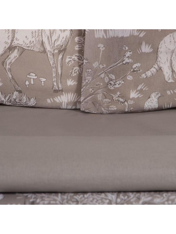Постельное бельё Этель Евро «Сказочный лес» 200х215 см, 220х240 см, 70х70 см -2 шт, поплин 125 г/м2