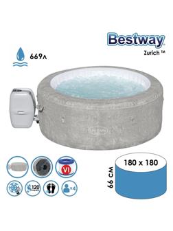 СПА бассейн Zurich Airjet 180 х 66 см + гидромассаж 60065