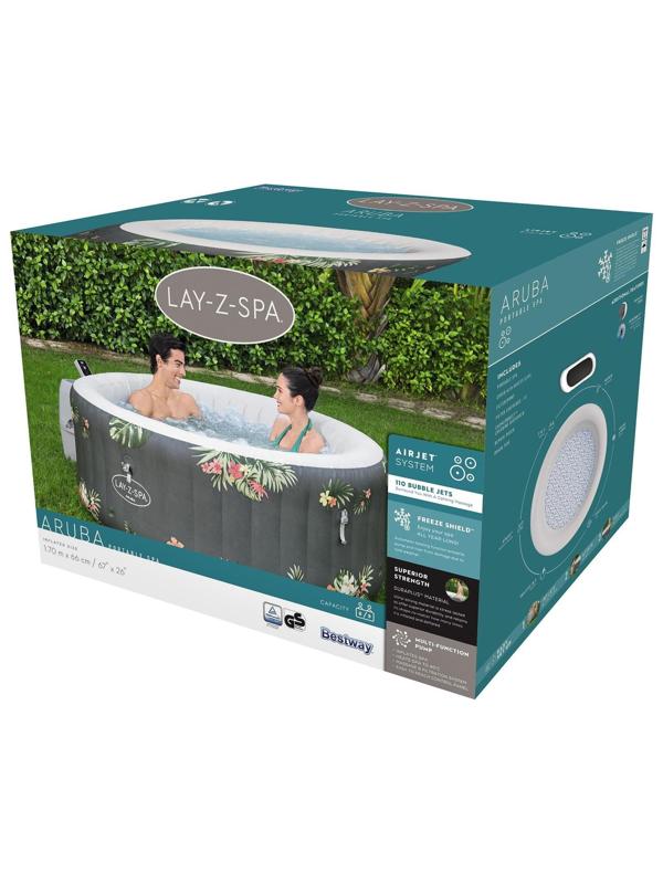 СПА бассейн Aruba Airjet 170 х 66 см + гидромассаж 60061
