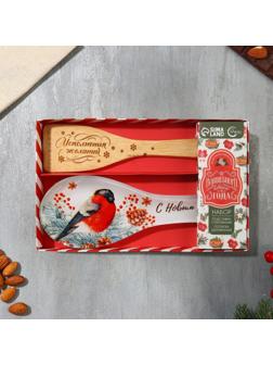 Набор «Новый год», подставка под ложку, лопатка