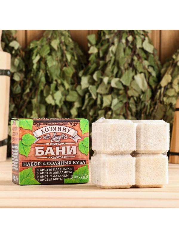 Соляной брикет набор в коробке 4 шт 