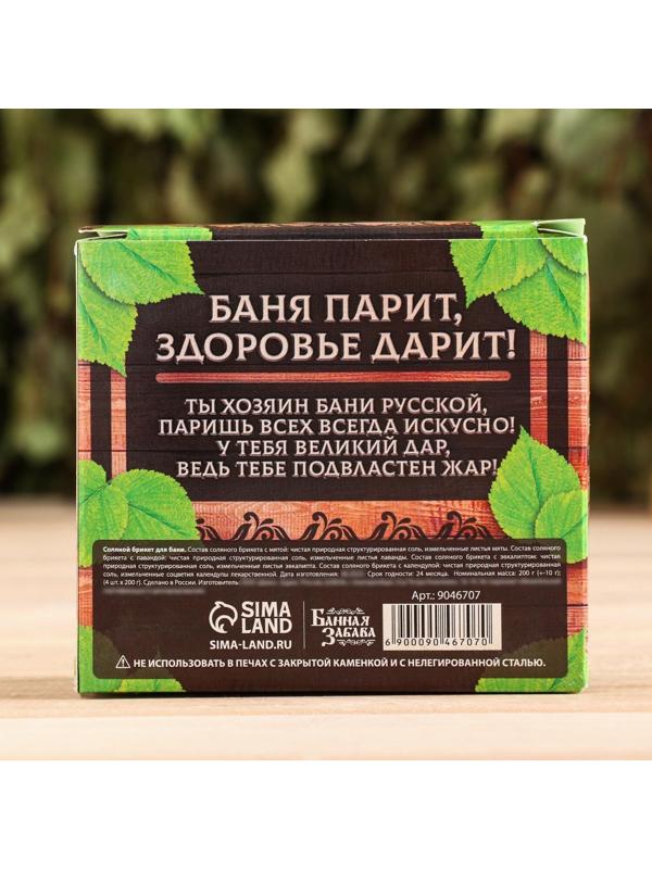 Соляной брикет набор в коробке 4 шт 