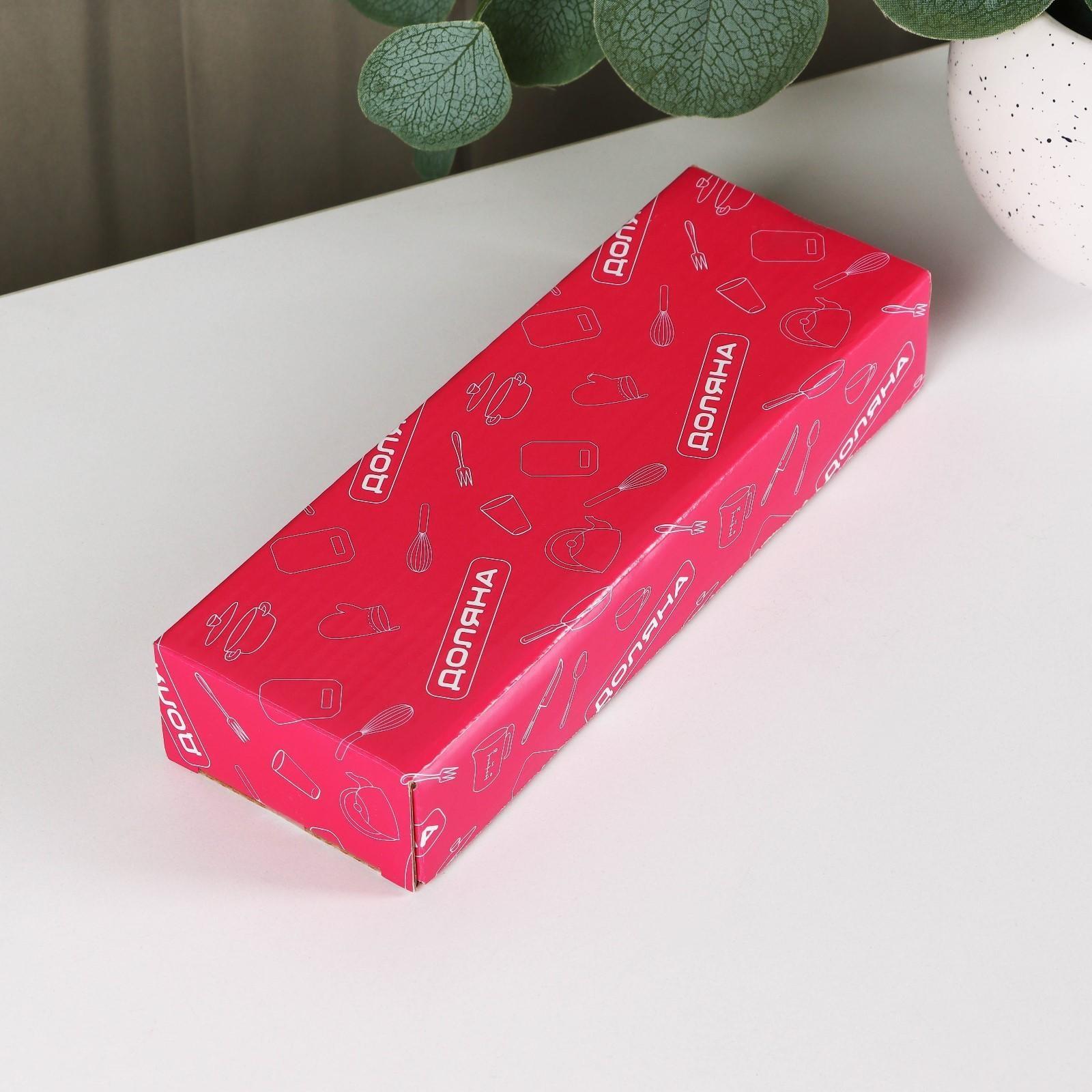 Подставка фарфоровая под ложку Доляна «Млечный путь», 21,5×7,5×3,5 см, цвет зелёный