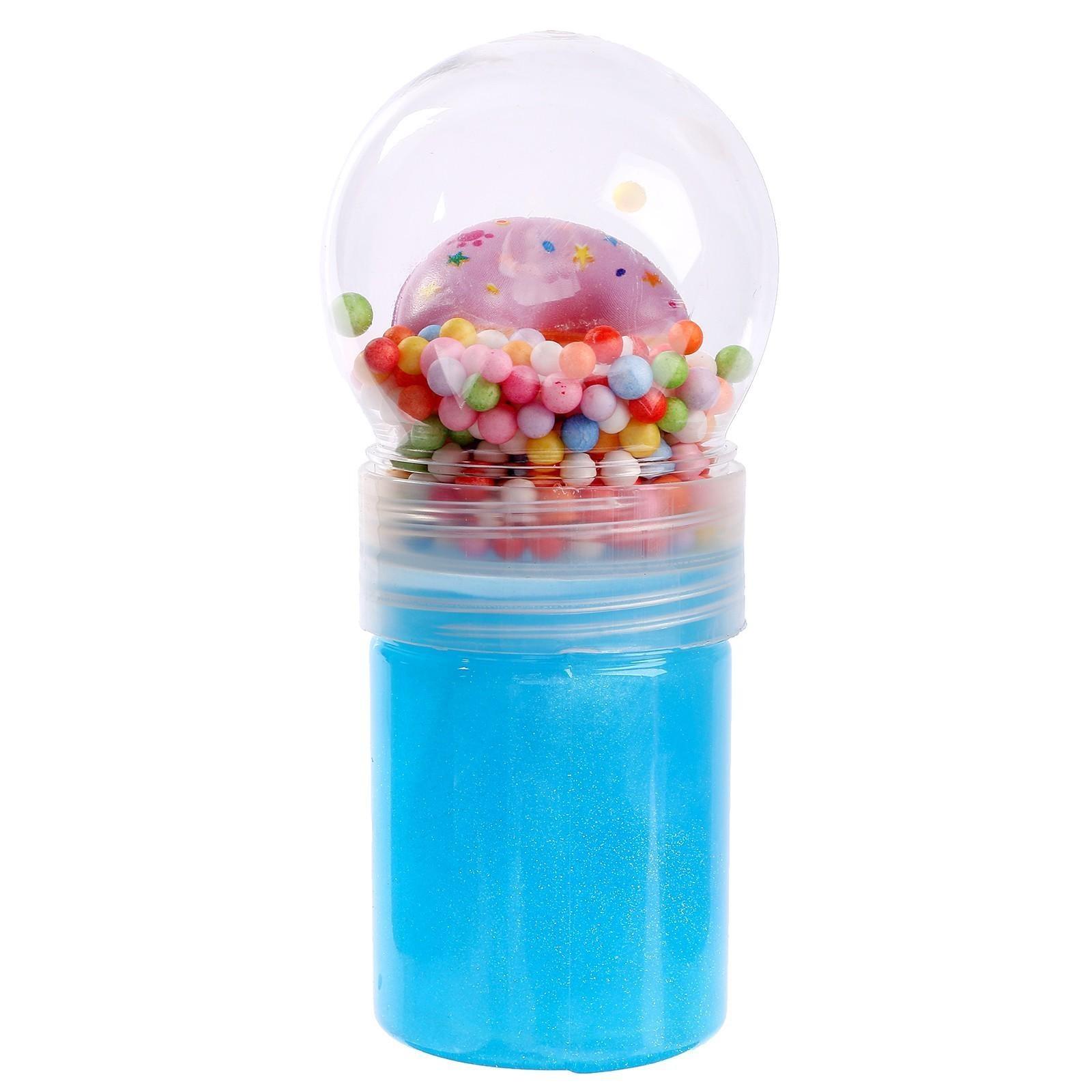 Лизун с игрушкой, цвета МИКС