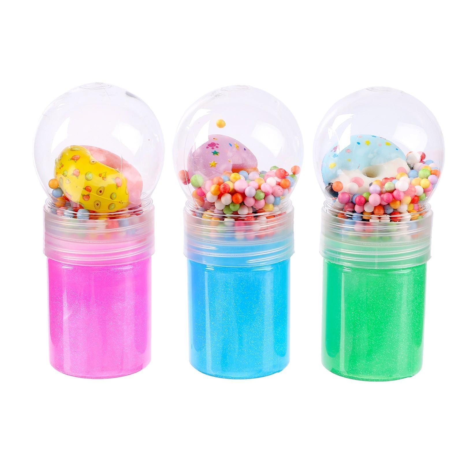 Лизун с игрушкой, цвета МИКС