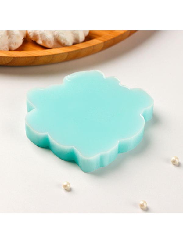 Силиконовый молд «Микс фигурок», 8×8 см, цвет бирюзовый