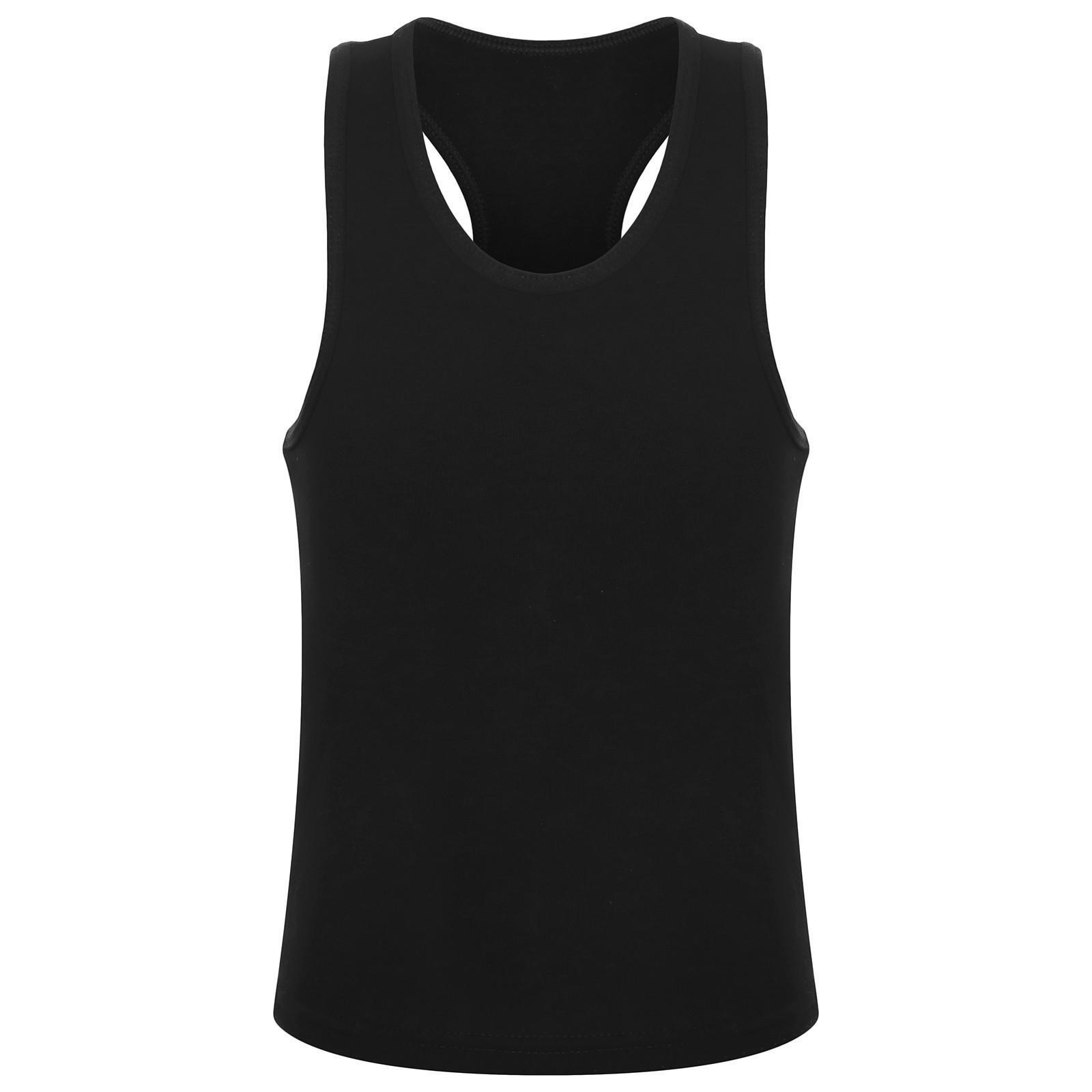 Майка-борцовка х/б, р. 42, цвет чёрный