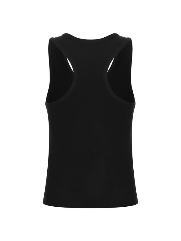 Майка-борцовка х/б, р. 42, цвет чёрный