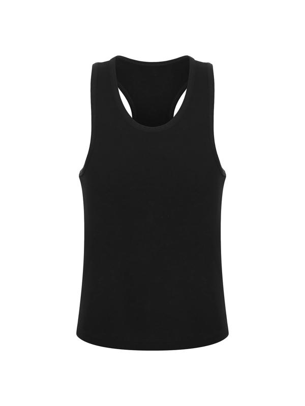 Майка-борцовка х/б, р. 42, цвет чёрный