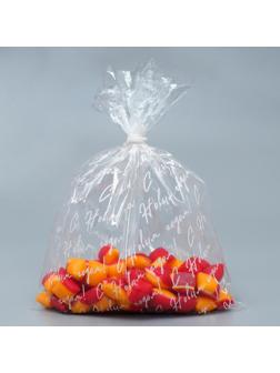 Пакет подарочный пропиленовый «С Новым годом», 12,5 х 18 см