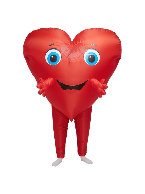 Костюм надувной «Сердце» с руками, рост 150-190 см