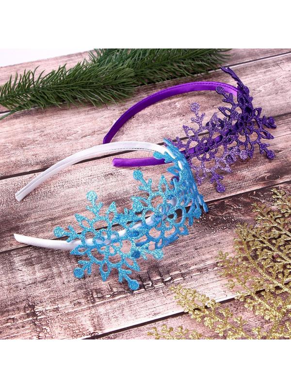 Карнавальный ободок «Снежинки», МИКС