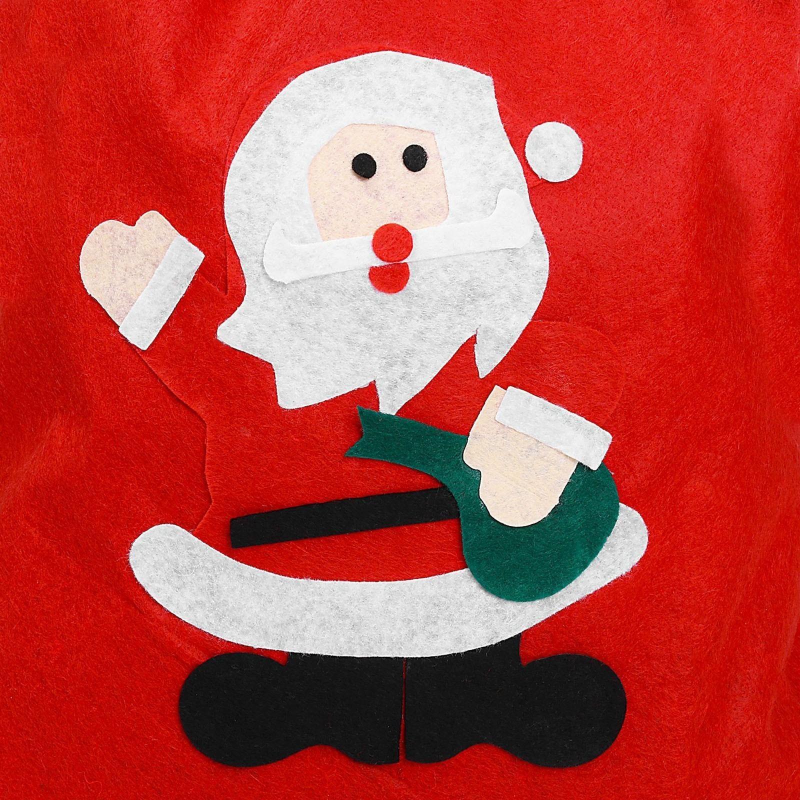 Мешок Деда мороза,аппликация дед мороз,40*60