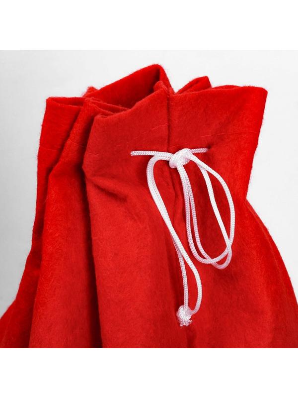 Мешок Деда мороза,аппликация дед мороз,40*60