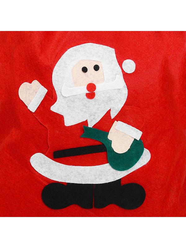 Мешок Деда мороза,аппликация дед мороз,40*60