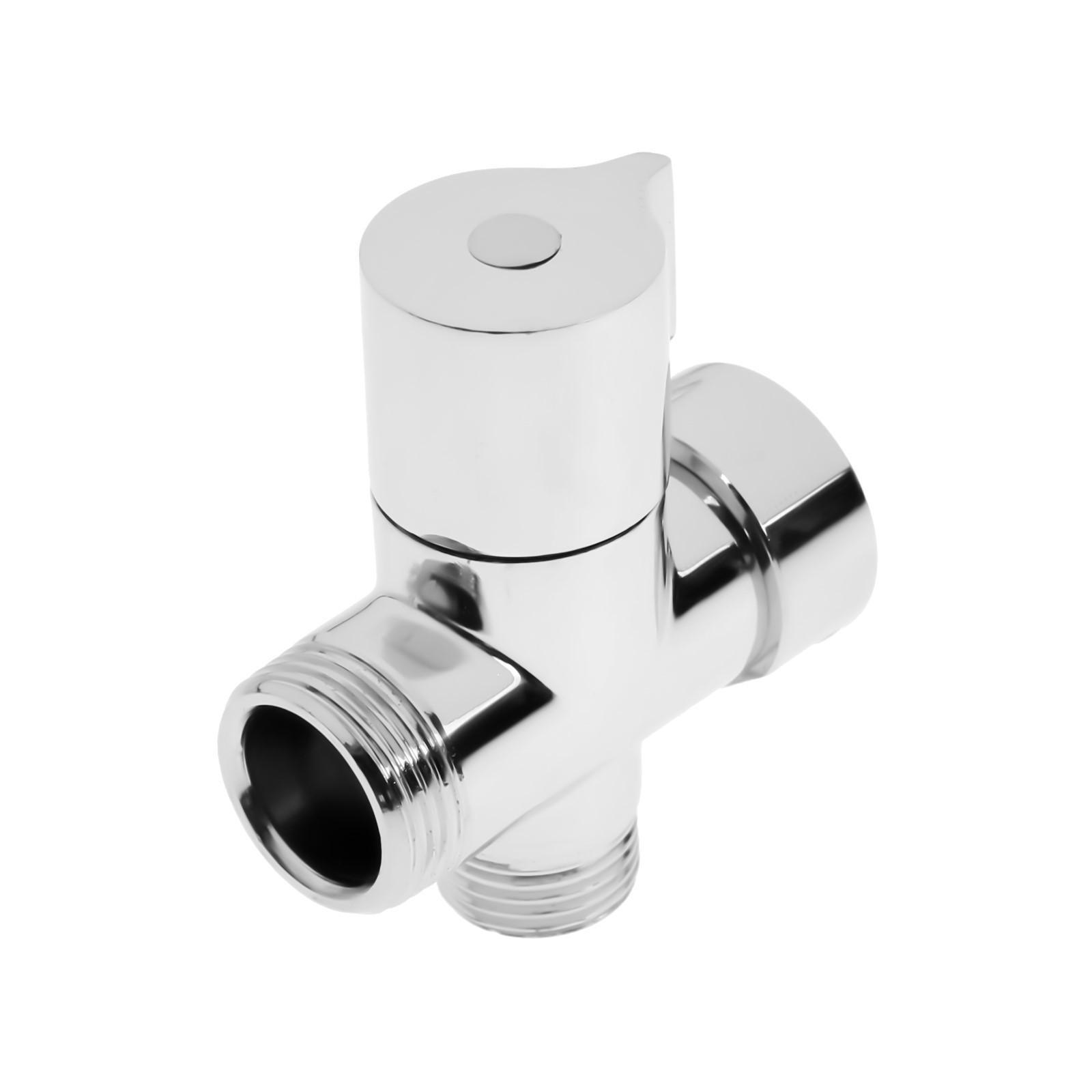 Дивертор Р15, для смесителя, корпус цинк, цвет хром