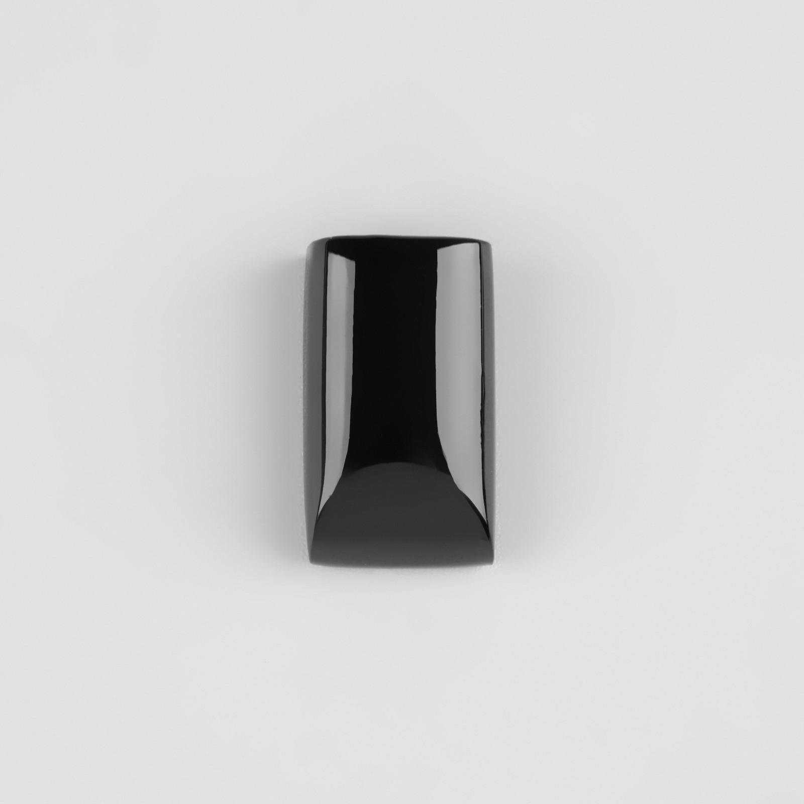 Наконечник для молнии, 10 мм, 16 × 10 × 6 мм, цвет чёрный никель