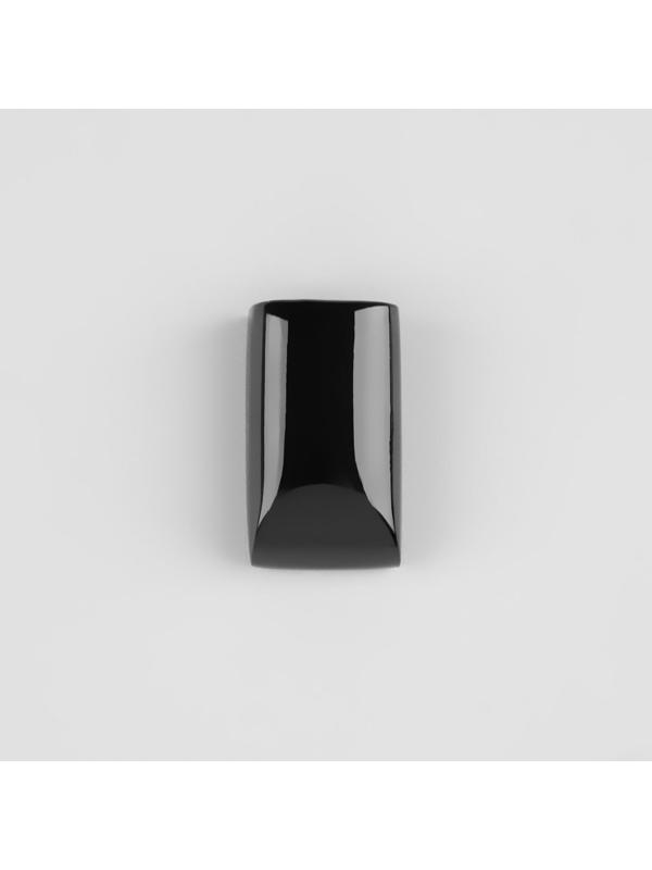 Наконечник для молнии, 10 мм, 16 × 10 × 6 мм, цвет чёрный никель