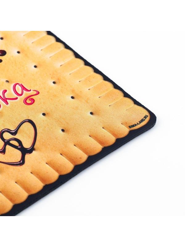 Коврик для компьютерной мыши «Печенька», 22 х 18 см