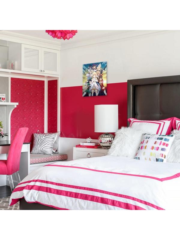 Картина по номерам 30 × 40 см «Геншин» «Персонажи Тейвата» 30 цветов