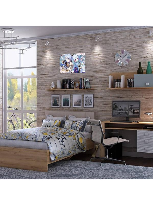 Картина по номерам 30 × 40 см «Геншин» «Аято» и «Аяка» 26 цветов