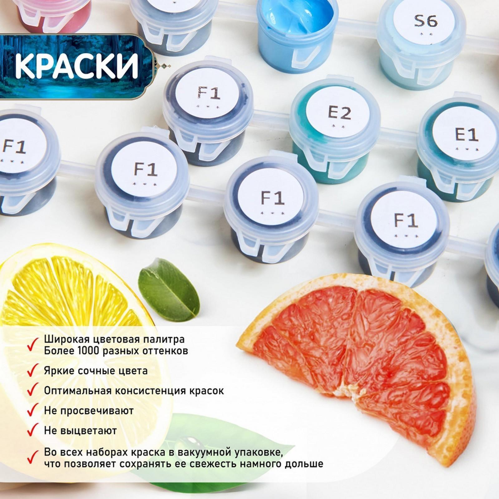 Картина по номерам 35 × 88 см «Панно. Геншин. Кэ Цин» 29 цветов