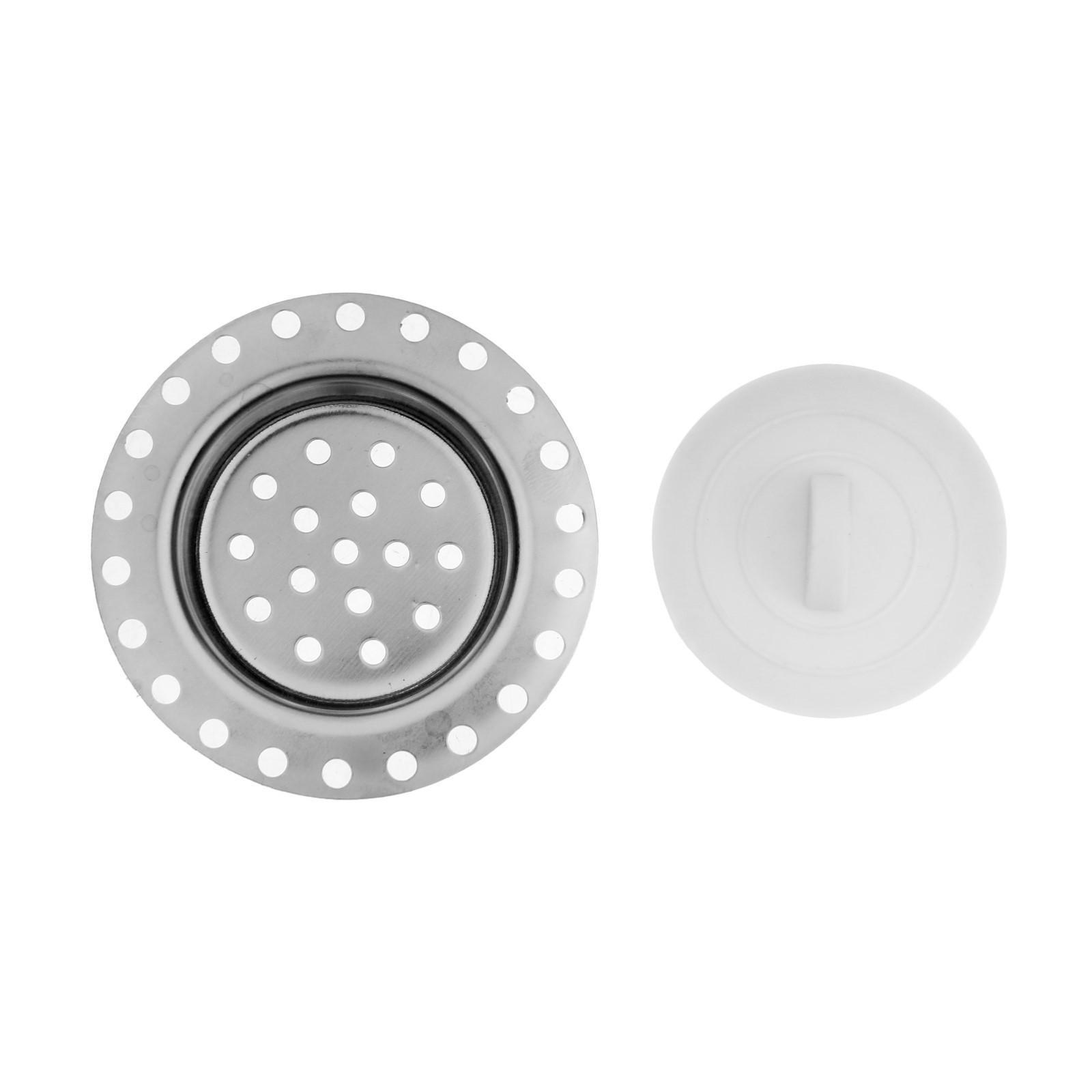 Набор для раковины, сетчатый фильтр с пробкой SS-04, d = 6,2 см, d = 4,2 см