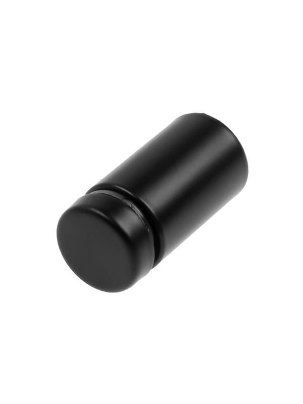 Дистанционный держатель для табличек, 16х30 мм, цвет черный,набор 6 шт.