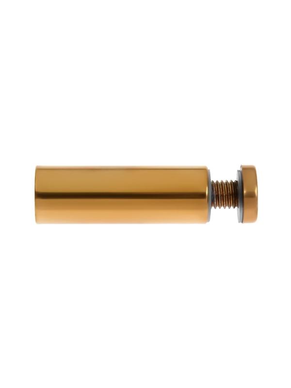 Дистанционный держатель для табличек, 19х60 мм, цвет золото,набор 6 шт.