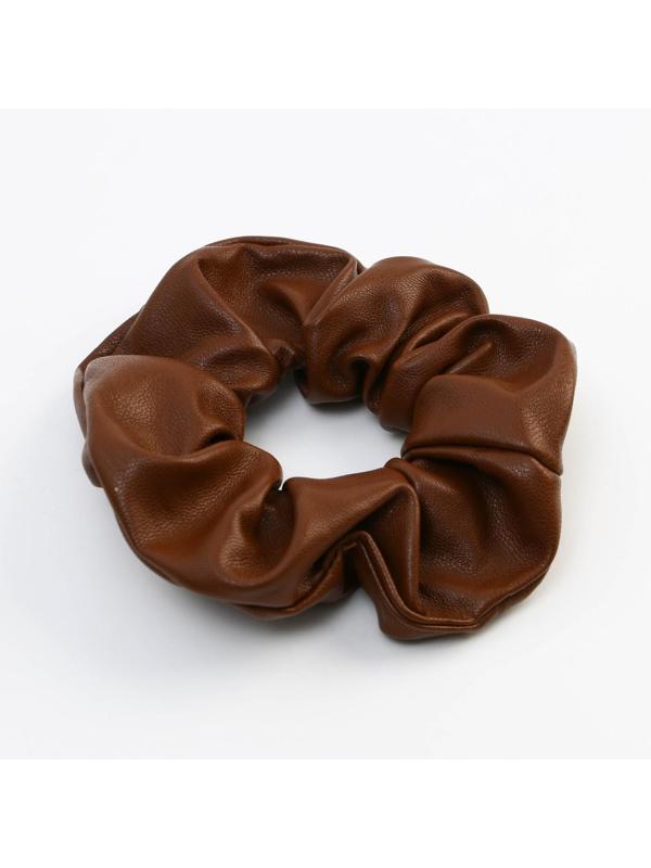 Резинка для волос «Мечты сбудутся», коричневая, d = 10 см