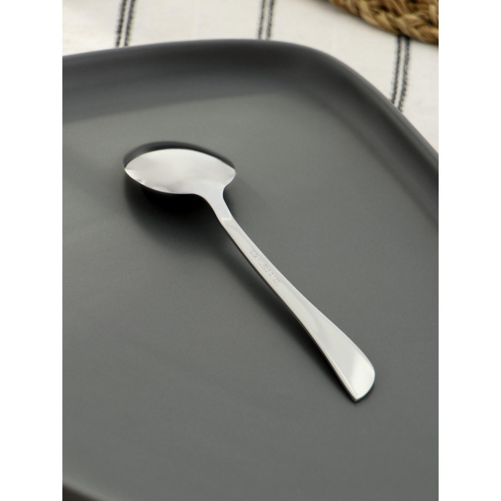 Ложка чайная из нержавеющей стали Доляна «Верона», h=14,8 см, толщина 1,8 мм