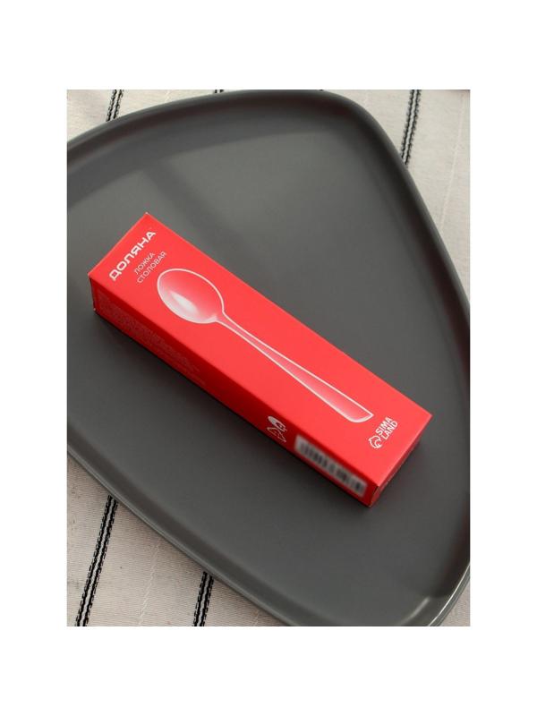 Ложка чайная из нержавеющей стали Доляна «Верона», h=14,8 см, толщина 1,8 мм