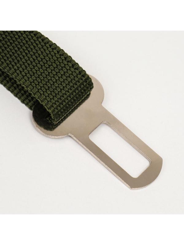 Автомобильный ремень безопасности для собак, 70 х 2,5 см, хаки