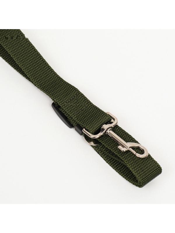 Автомобильный ремень безопасности для собак, 70 х 2,5 см, хаки