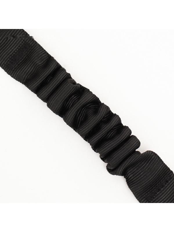 Ремень безопасности для собак амортизирующий, 54-75 х 2,5 см, черный