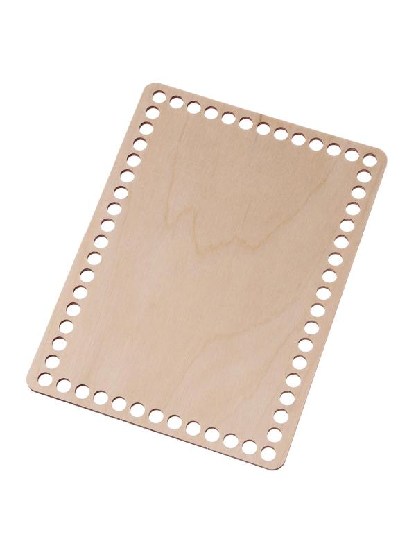 Донышко для вязания,прямоугольник 20 х 15см, фанера 3мм