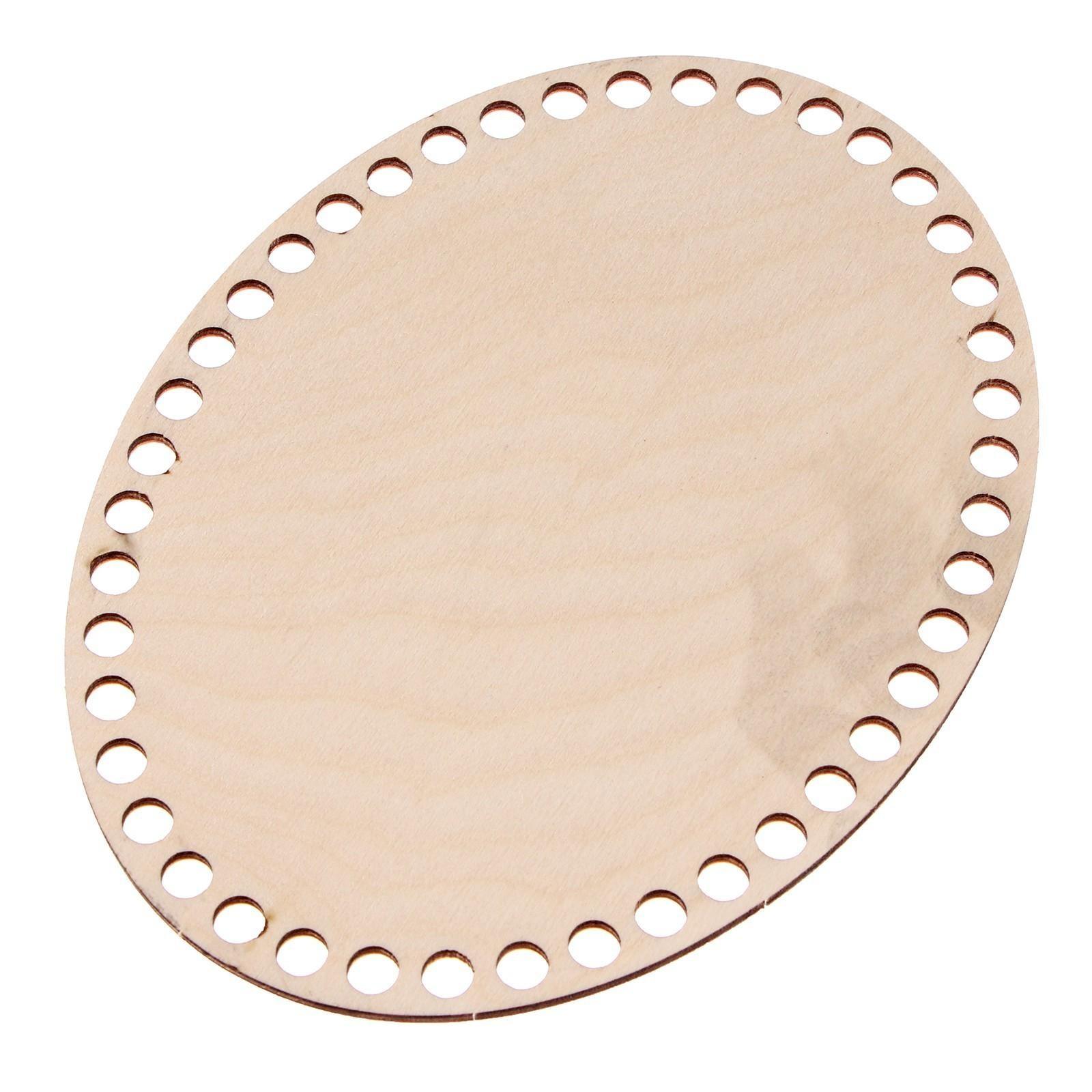 Донышко для вязания, овал 20 х 15см, фанера 3мм