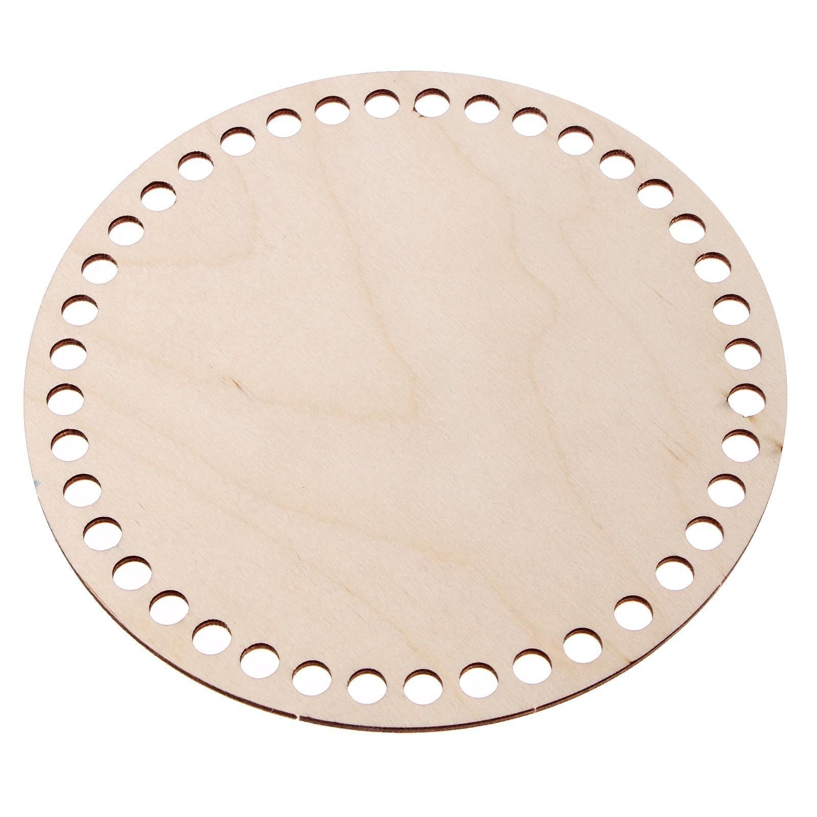 Донышко для вязания, круг 17см, фанера 3мм