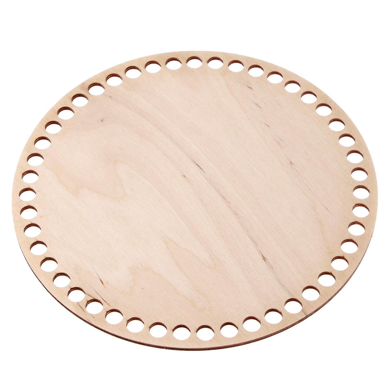 Донышко для вязания, круг 20см, фанера 3мм