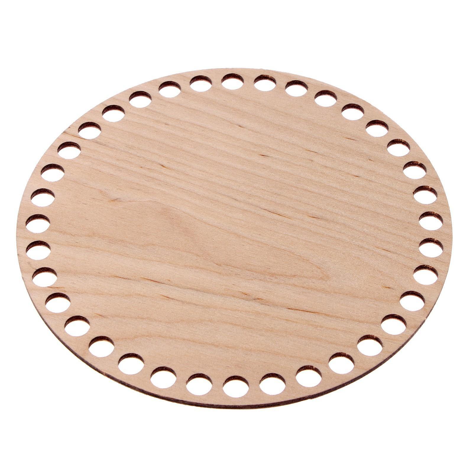 Набор донышек для вязания, круг 15см, 5шт, фанера 3мм