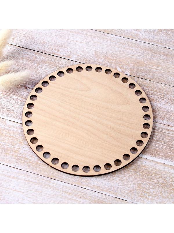 Набор донышек для вязания, круг 15см, 5шт, фанера 3мм