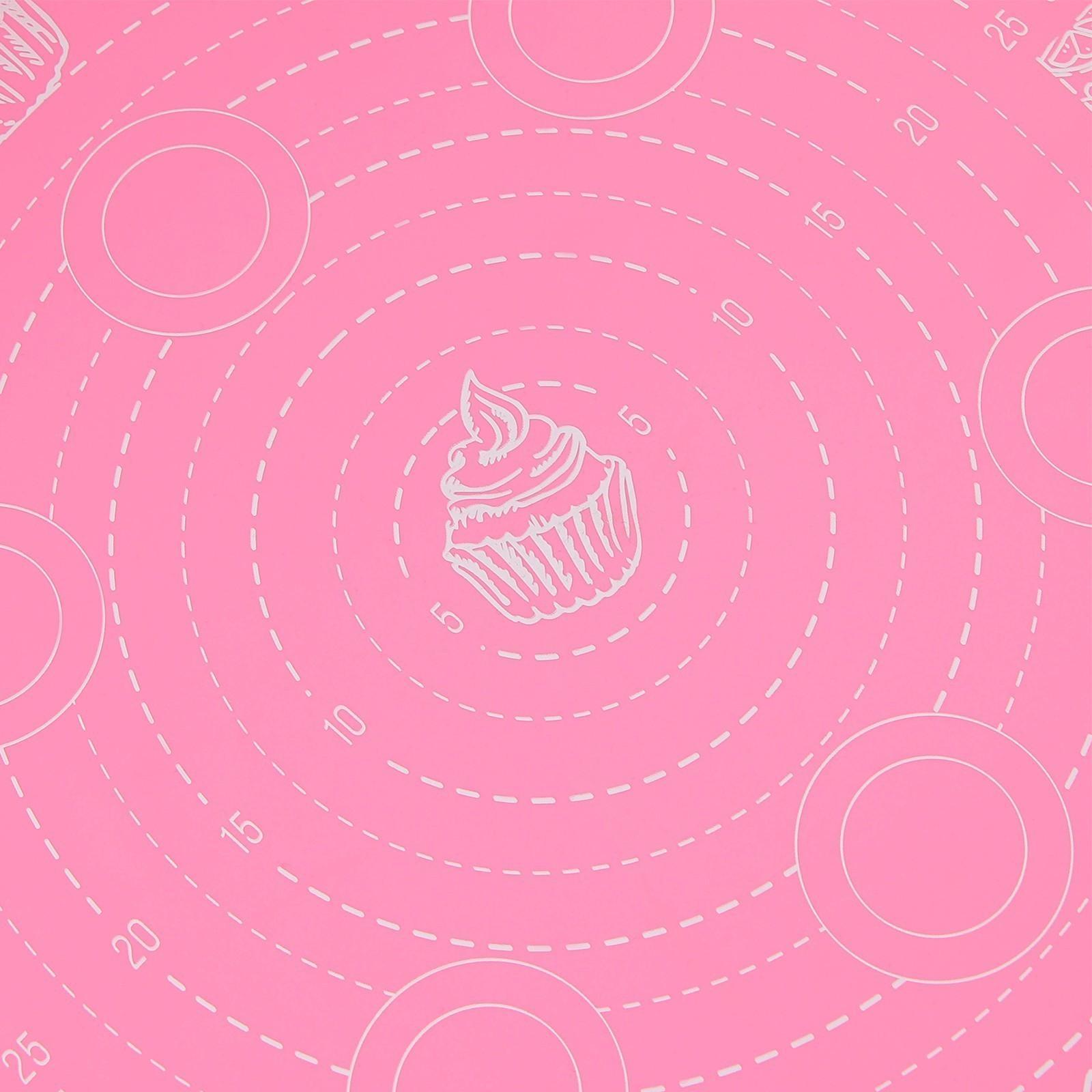 Силиконовый коврик для выпечки «Для пирожных», 30 х 30 см