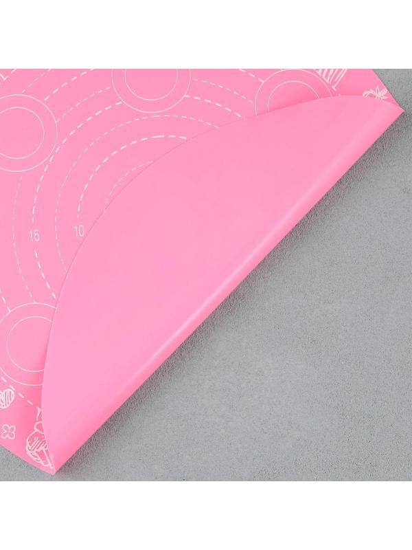 Силиконовый коврик для выпечки «Для пирожных», 30 х 30 см