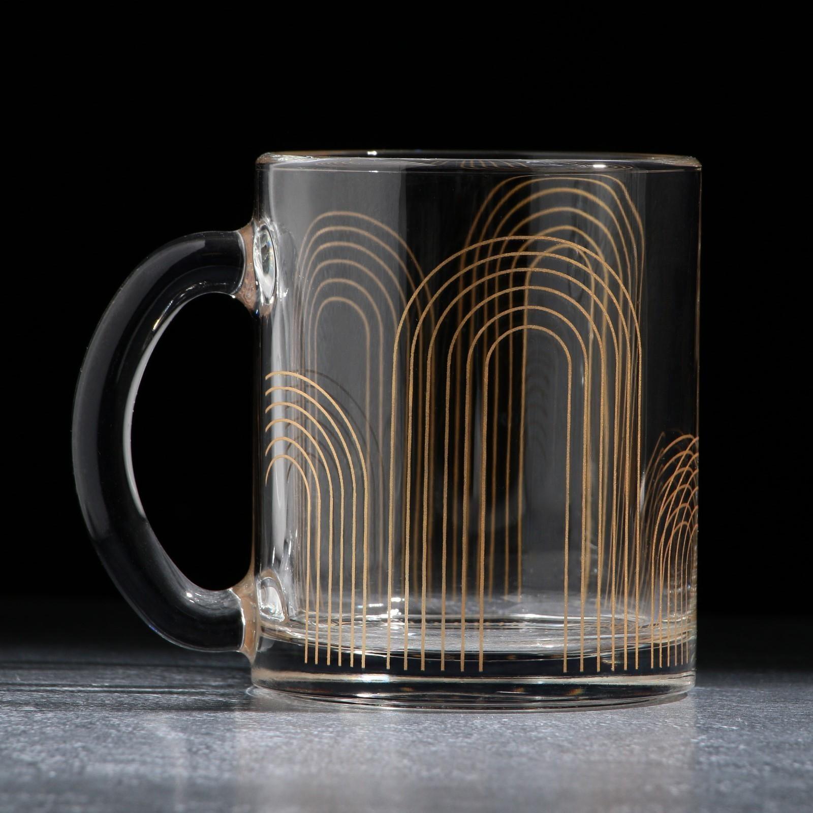 Кружка «Золотая геометрия», 300 мл