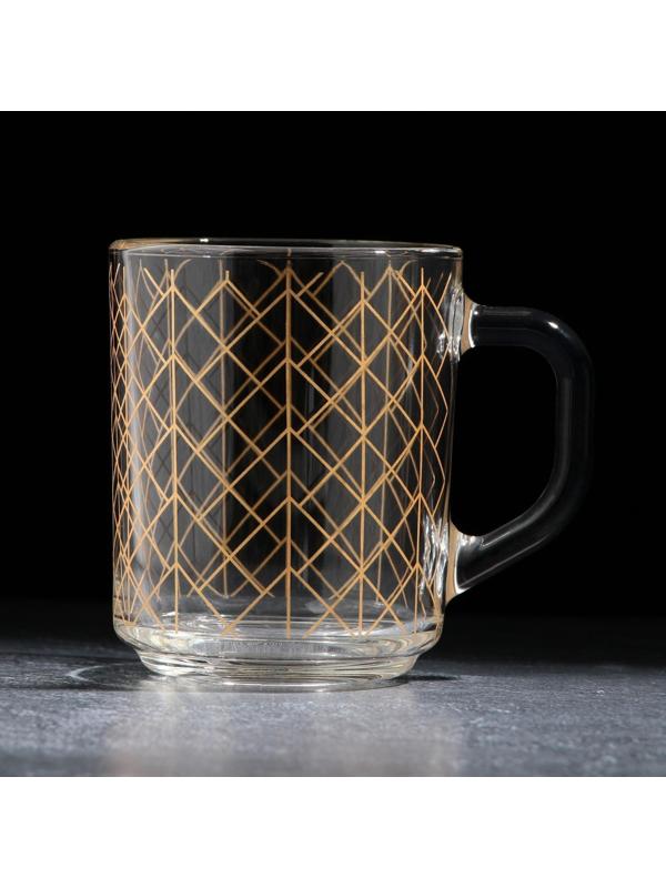 Кружка «Золотая геометрия», 200 мл