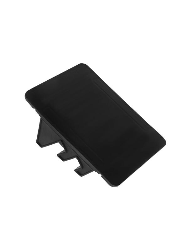 Коврик противоскользящий 12×9 см, с двойной подставкой, номер телефона, черный