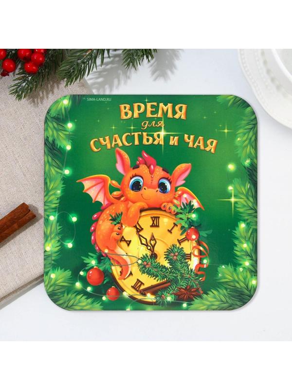 Подставка под горячее «Время для чая», 15х15 см