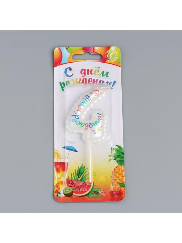 Свеча в торт на шпажке 