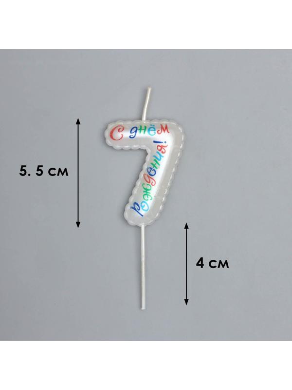 Свеча в торт на шпажке 