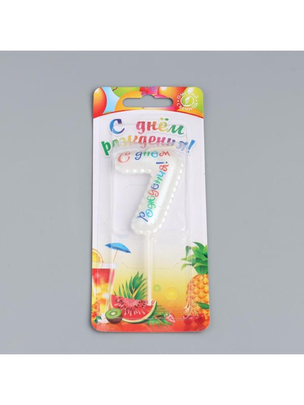 Свеча в торт на шпажке 